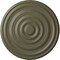 Ekena Millwork Carton Ceiling Medallion (For Canopies up to 3 3/4"), Hnd-Painted Spartan Stone, 17 3/4"OD x 1 3/8"P CM18CASSF - alternate 1